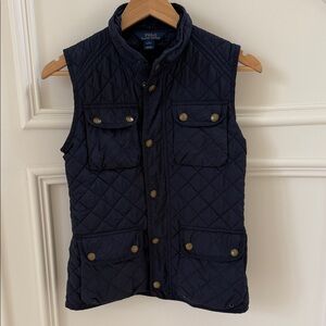 Polo by Ralph Lauren Dark Blue Quilted Vest
